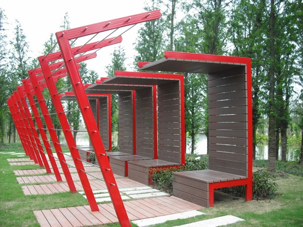 聚鋒塑木助力『江蘇省第六屆園藝博覽會』泰州展園生態(tài)環(huán)境建設(shè)